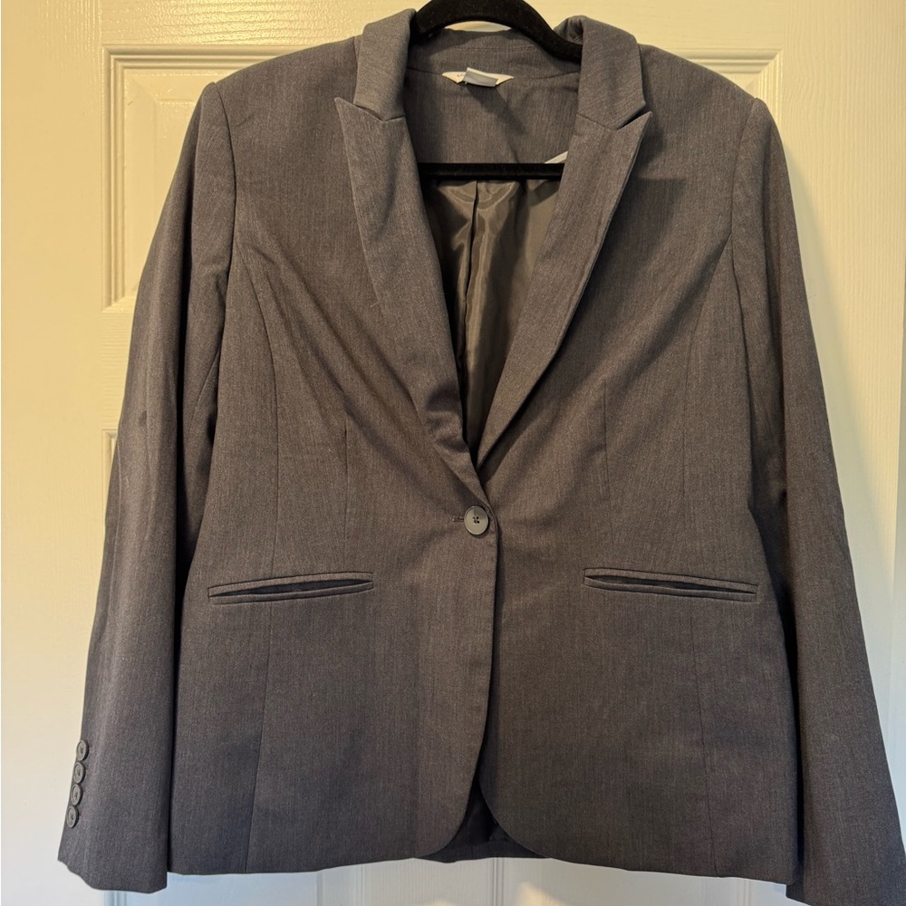 Liz Claiborne Charcoal Blazer